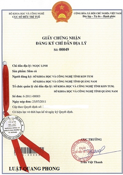 Đăng ký bảo hộ chỉ dẫn địa lý tại Quảng Ninh