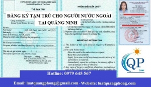 Đăng ký tạm trú cho người nước ngoài tại Quảng Ninh