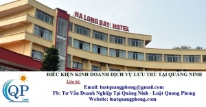 Điều kiện kinh doanh dịch vụ lưu trú tại Quảng Ninh