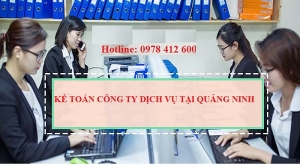 Kế toán công ty dịch vụ tại Quảng Ninh